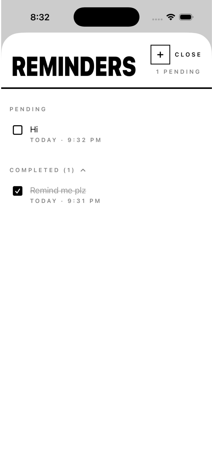 Reminders